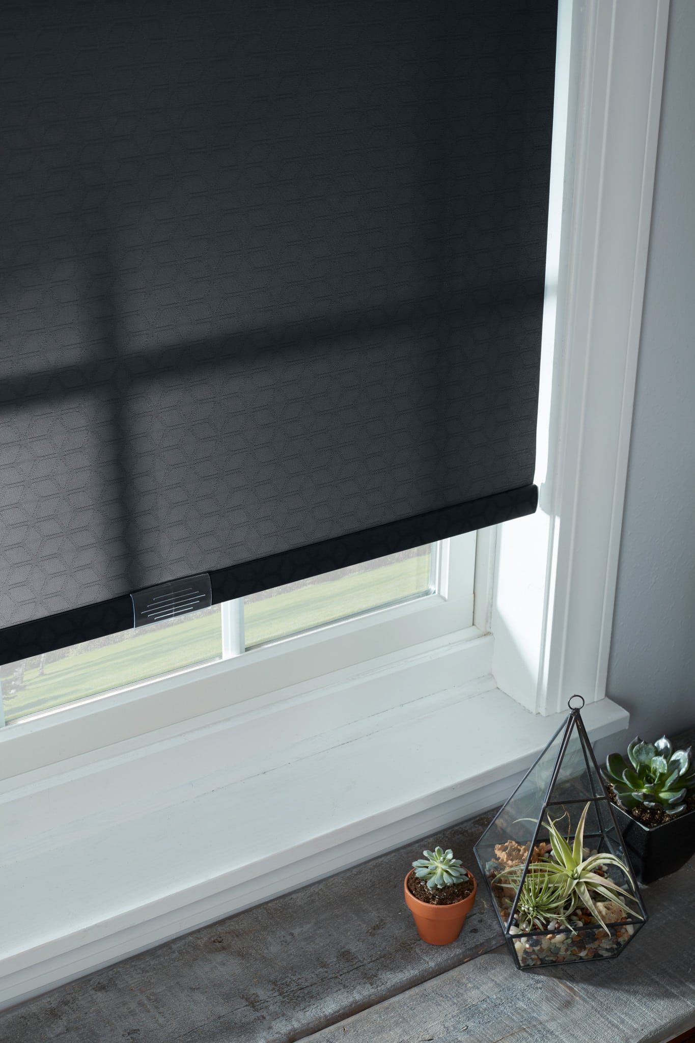 Black Roller Blind